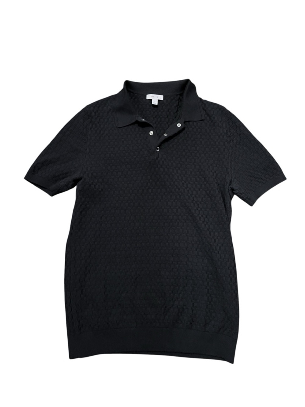 Reiss Arlo Navy Short Sleeve Polo Top